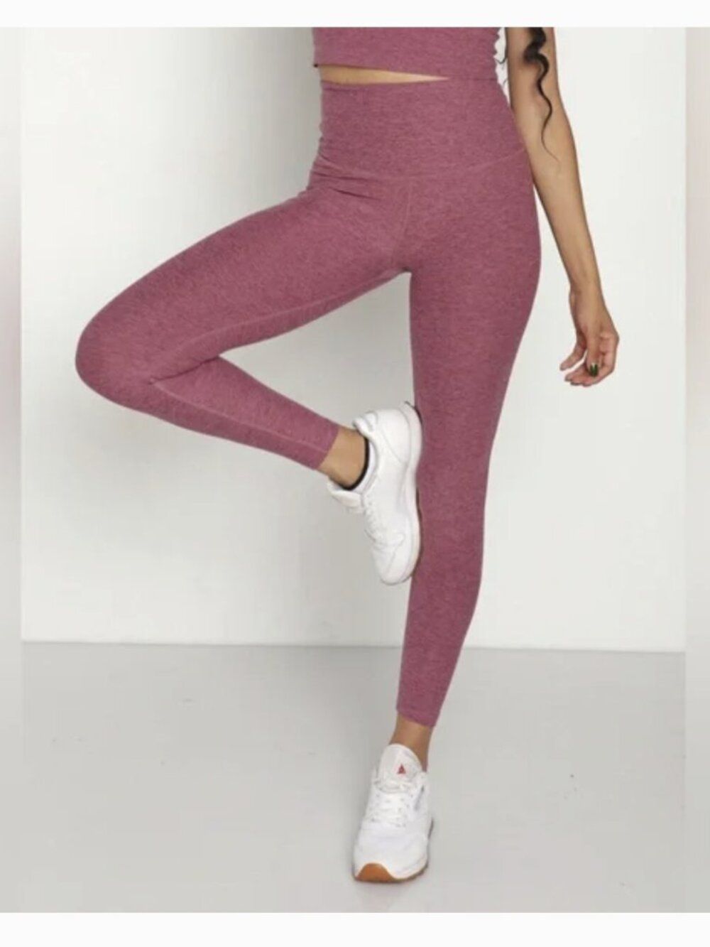 Beyond Yoga Spacedye Caught In The Midi High Waisted Legging Heather Size Small